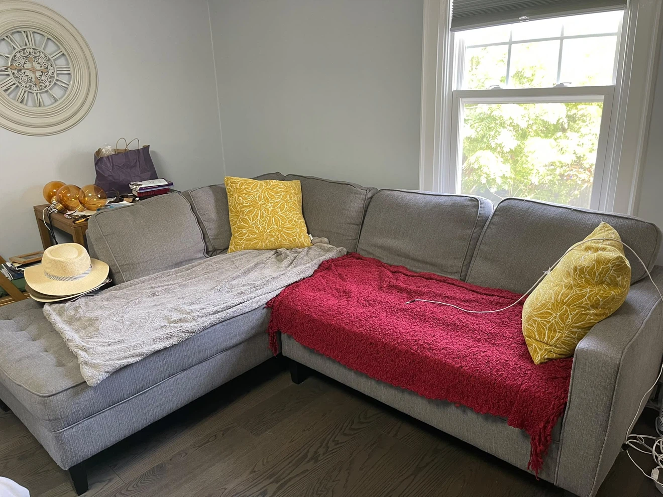 Grey Sectional Sofa - photo 2