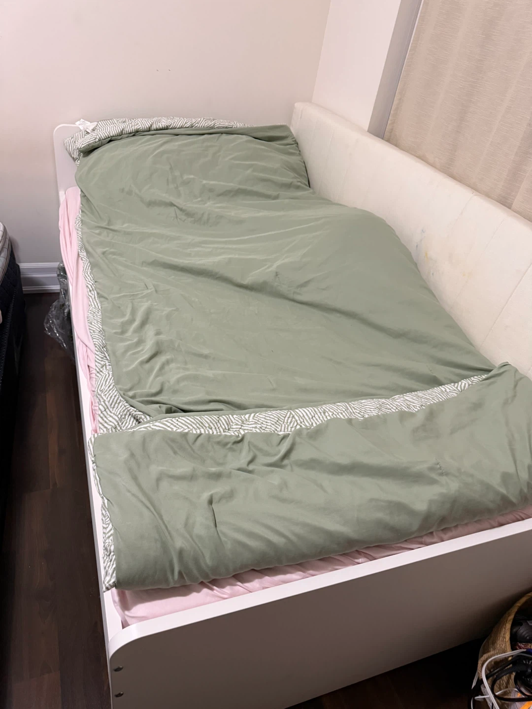 White Single Bed Frame - photo 2