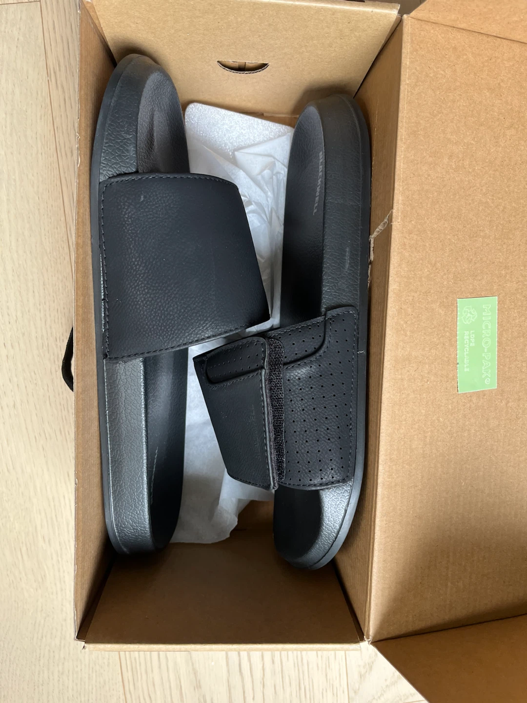 Blackwell black slide sandals size 11 - photo 4