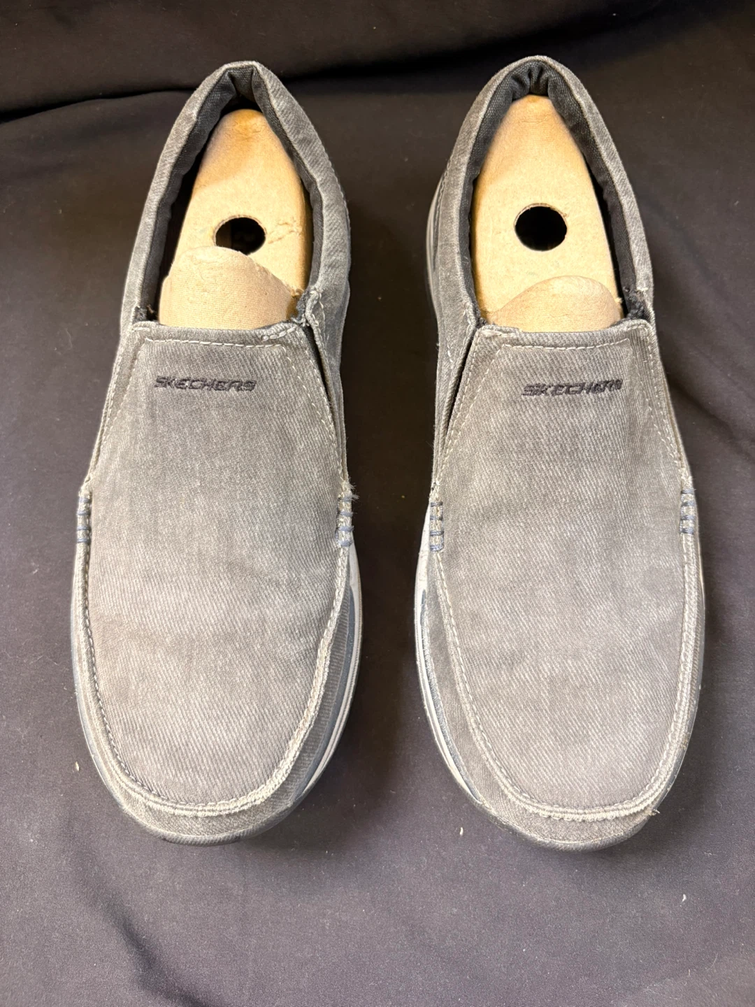 🏈 Skechers Men's Slip-On Shoes - Grey - photo 2