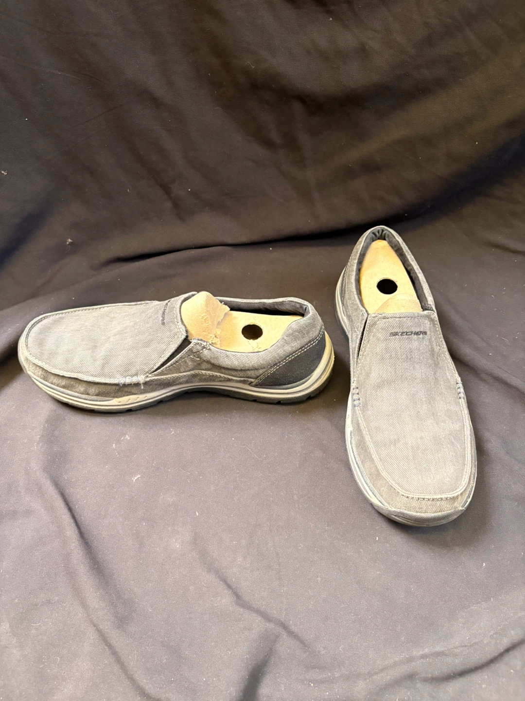 🏈 Skechers Men's Slip-On Shoes - Grey - photo 3