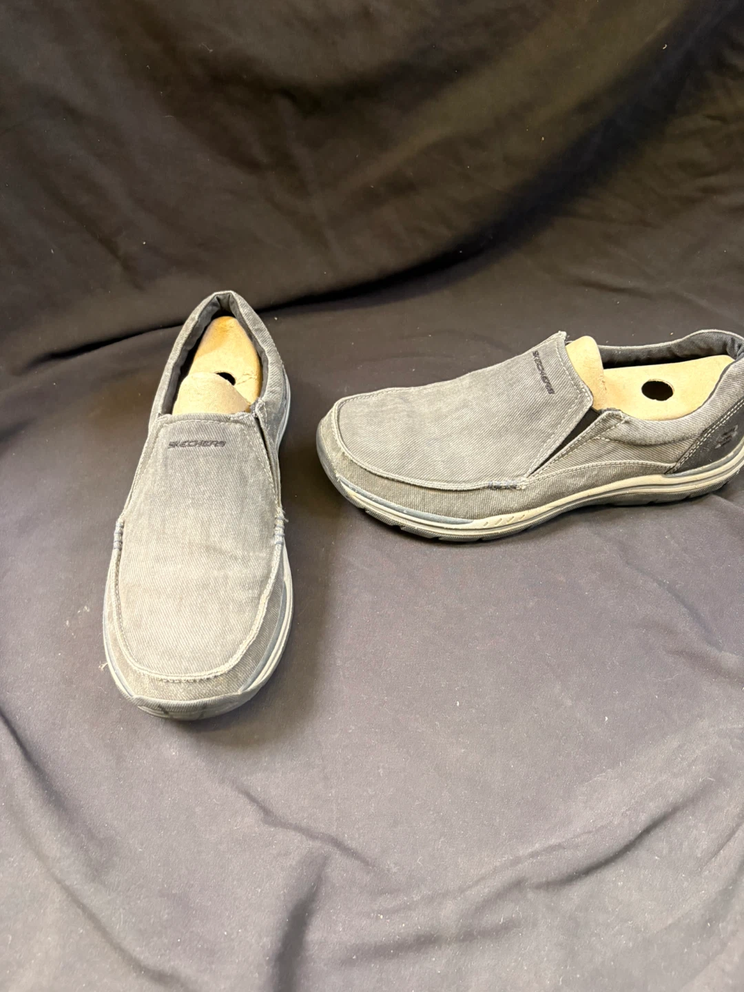 🏈 Skechers Men's Slip-On Shoes - Grey - photo 4