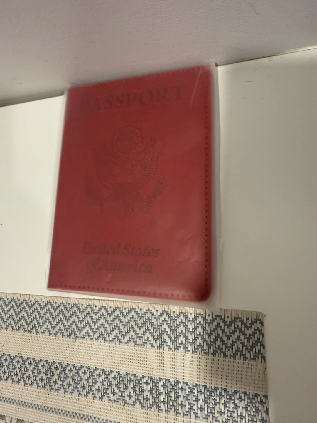 🏈 Red United States Passport Cover