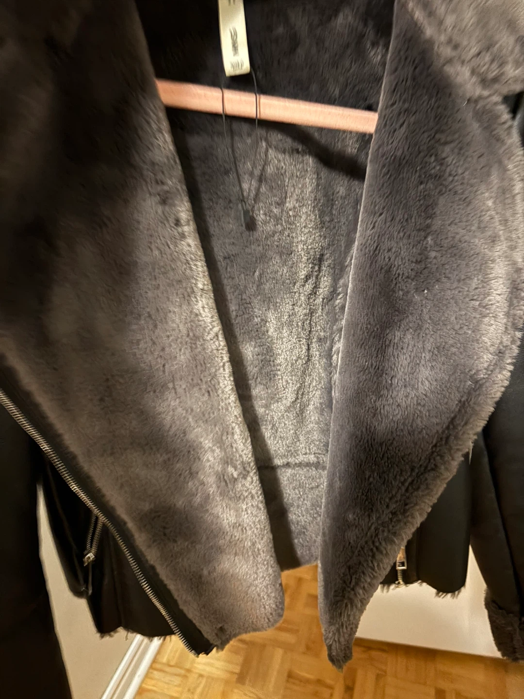MNG Faux Leather Jacket (small) - photo 2