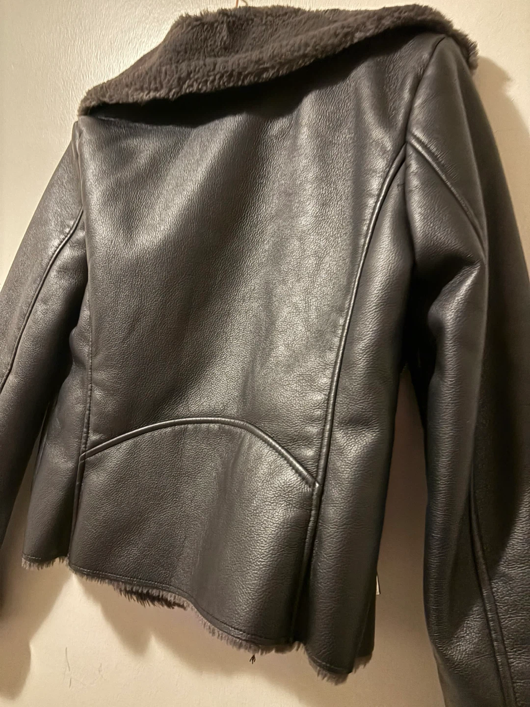 MNG Faux Leather Jacket (small) - photo 5