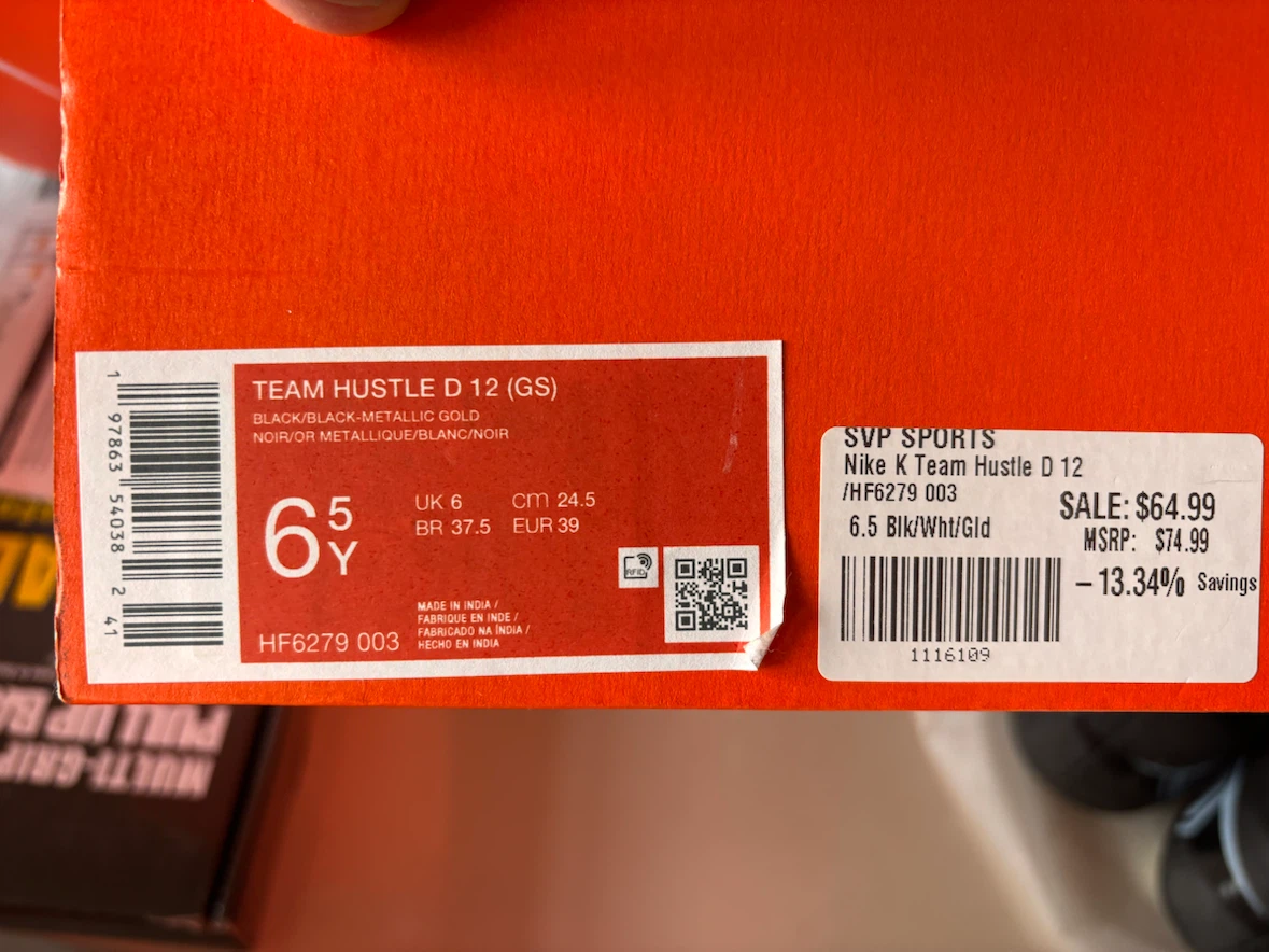 Nike Mercurial Soccer Cleats - Size 6.5Y