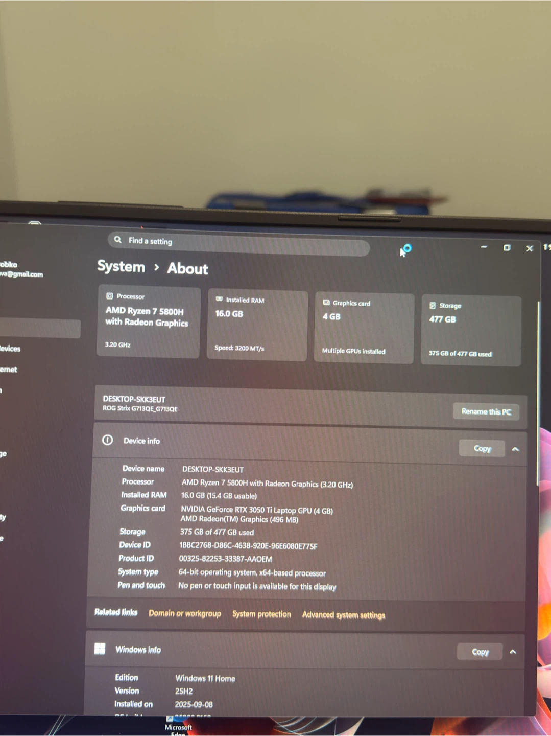 ASUS ROG Strix G17 G713 Gaming Laptop - photo 3