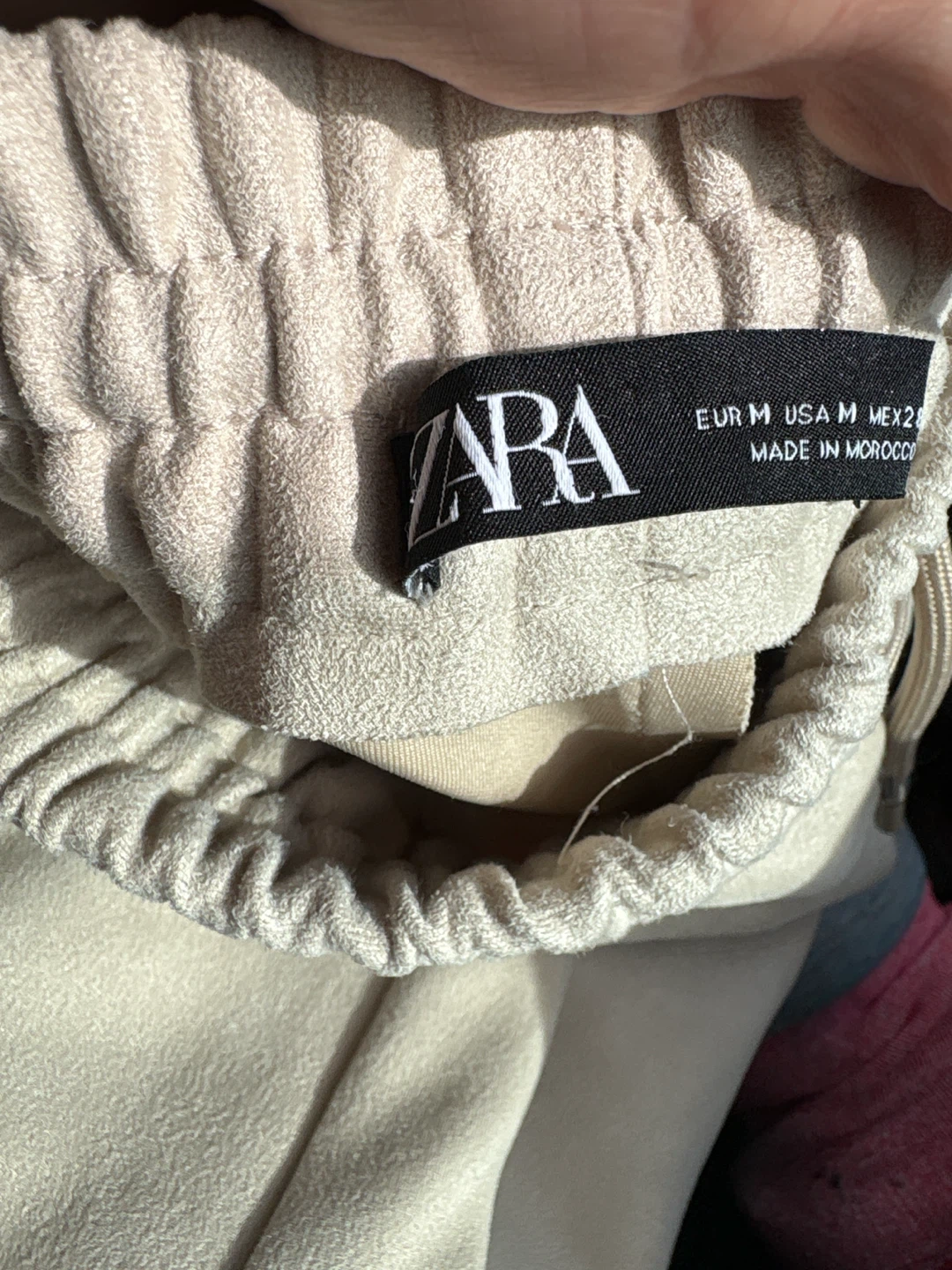 Zara Beige Joggers Size Medium - photo 2
