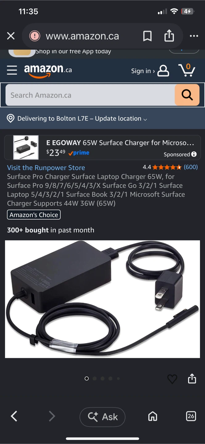Runpower 65W Surface Charger - photo 2