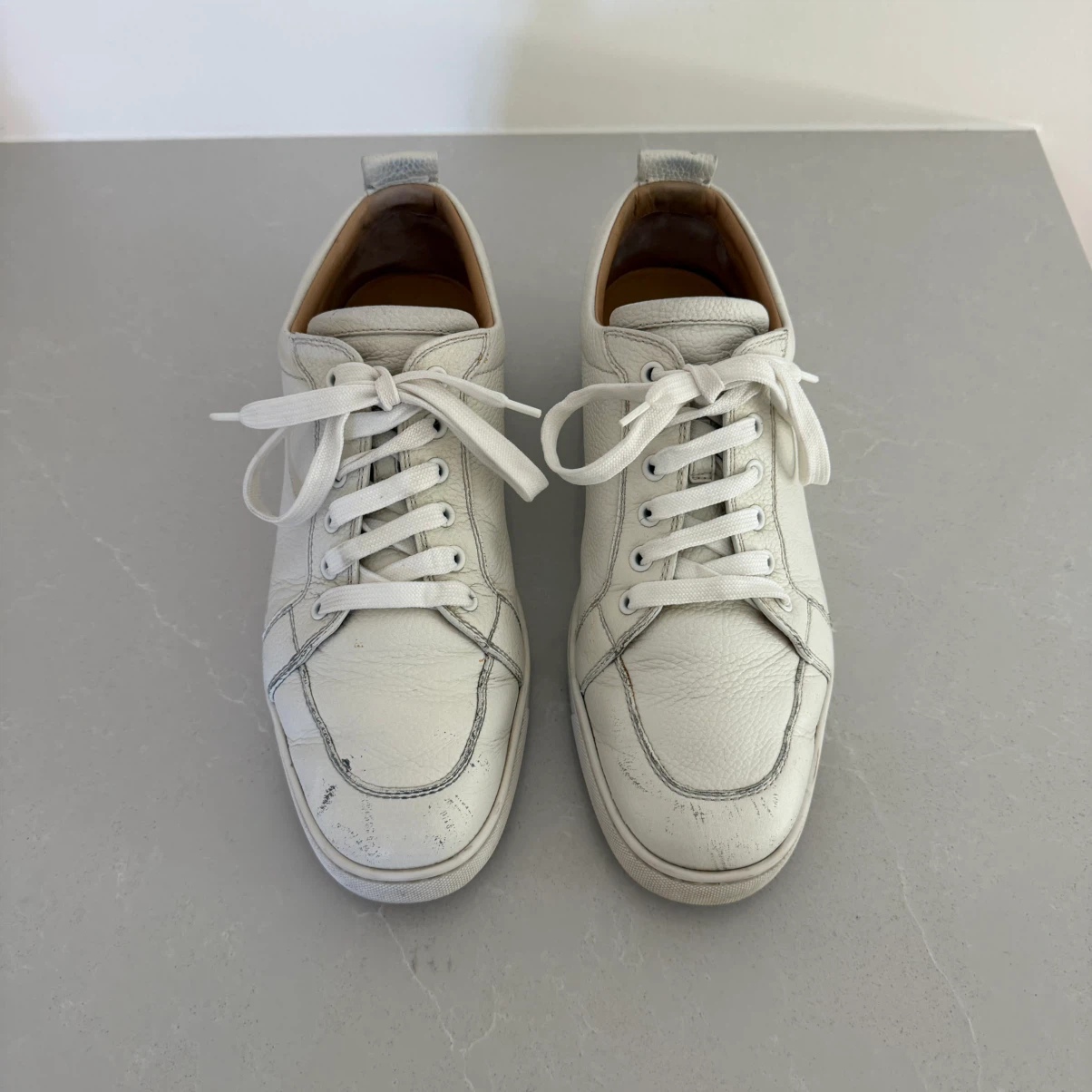 🏈Christian Louboutin Rantulow Leather Sneakers - photo 2
