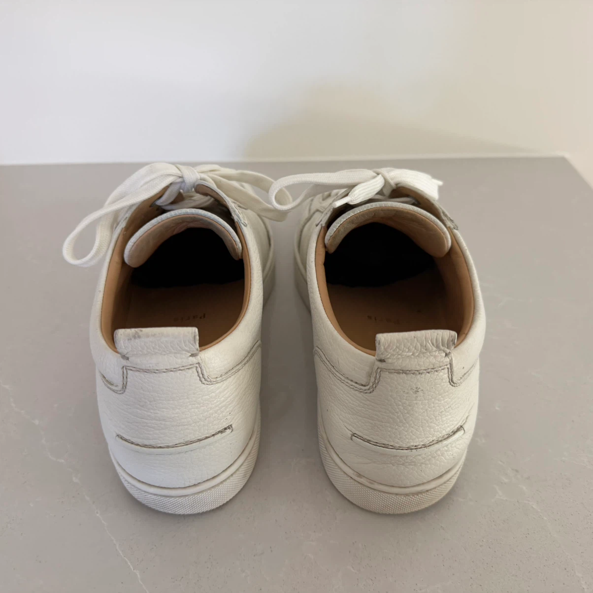 🏈Christian Louboutin Rantulow Leather Sneakers - photo 4