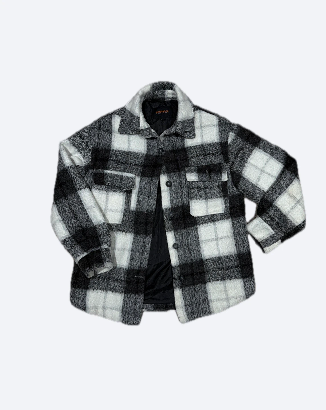 Ambiance Outerwear Plaid Shacket 🏈
