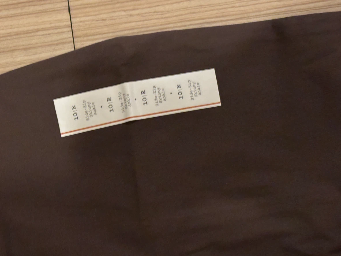 A New Day Side-Zip Skinny Ankle Pants Brown Size 10R🏈 - photo 2