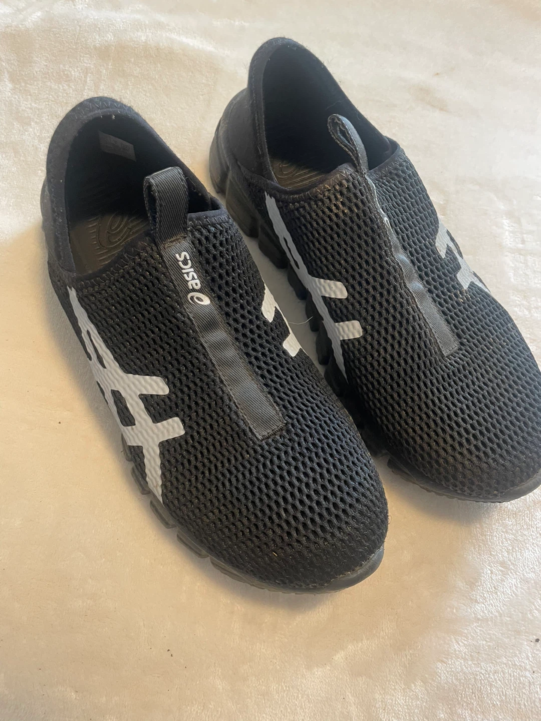 Asics Black Slip-On Shoes Size US 9