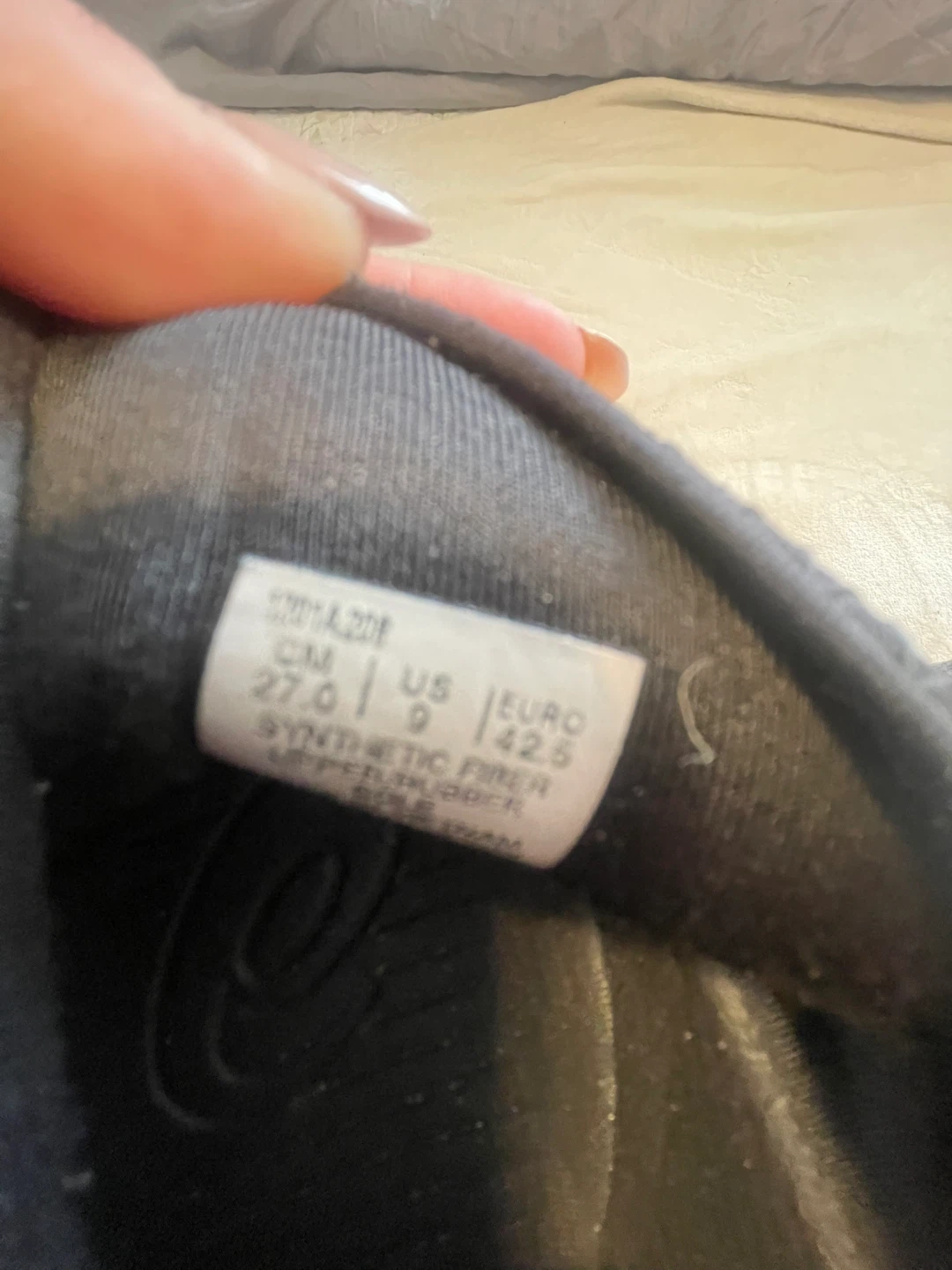 Asics Black Slip-On Shoes Size US 9 - photo 3