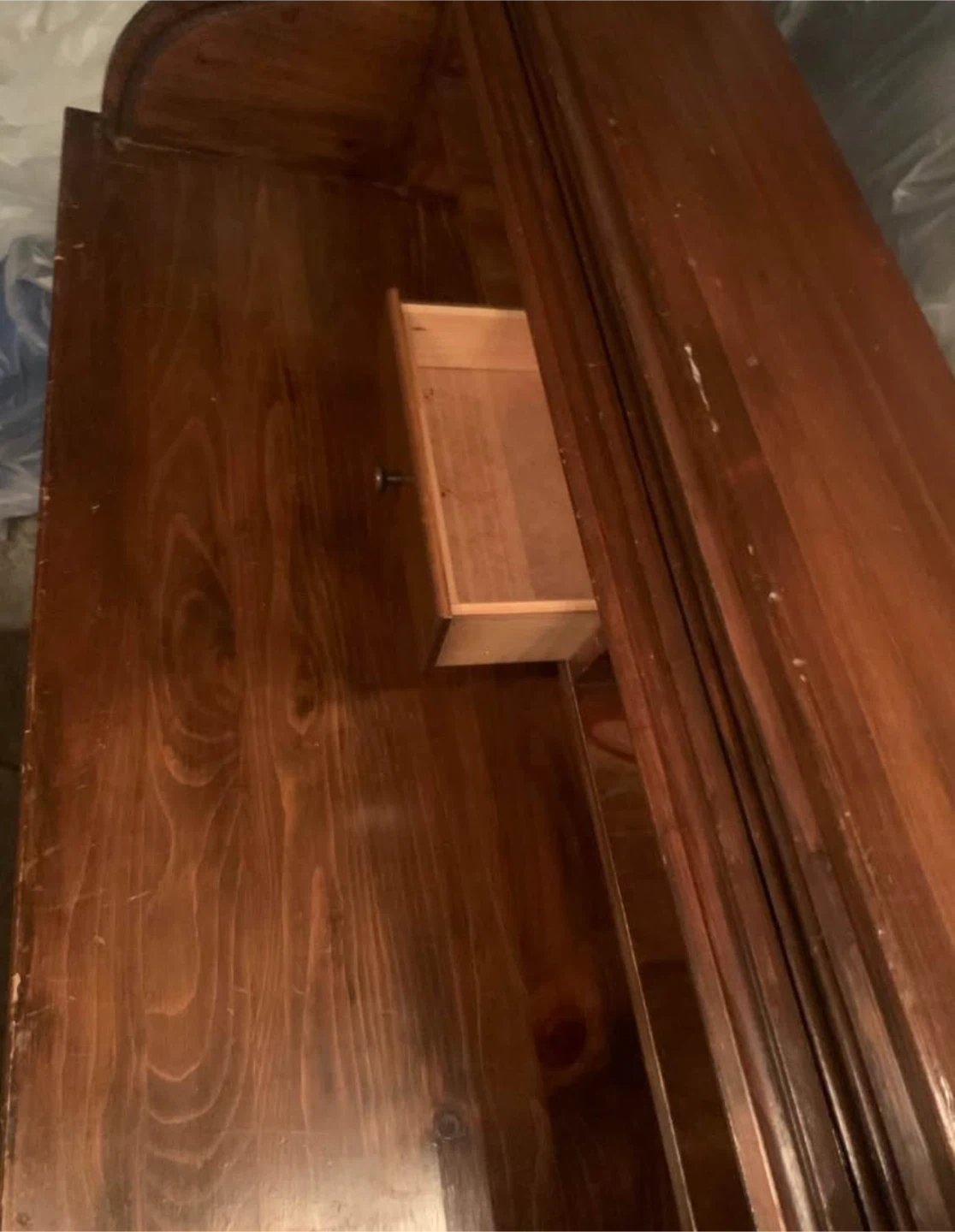Antique Vintage Roll Top Desk - photo 4