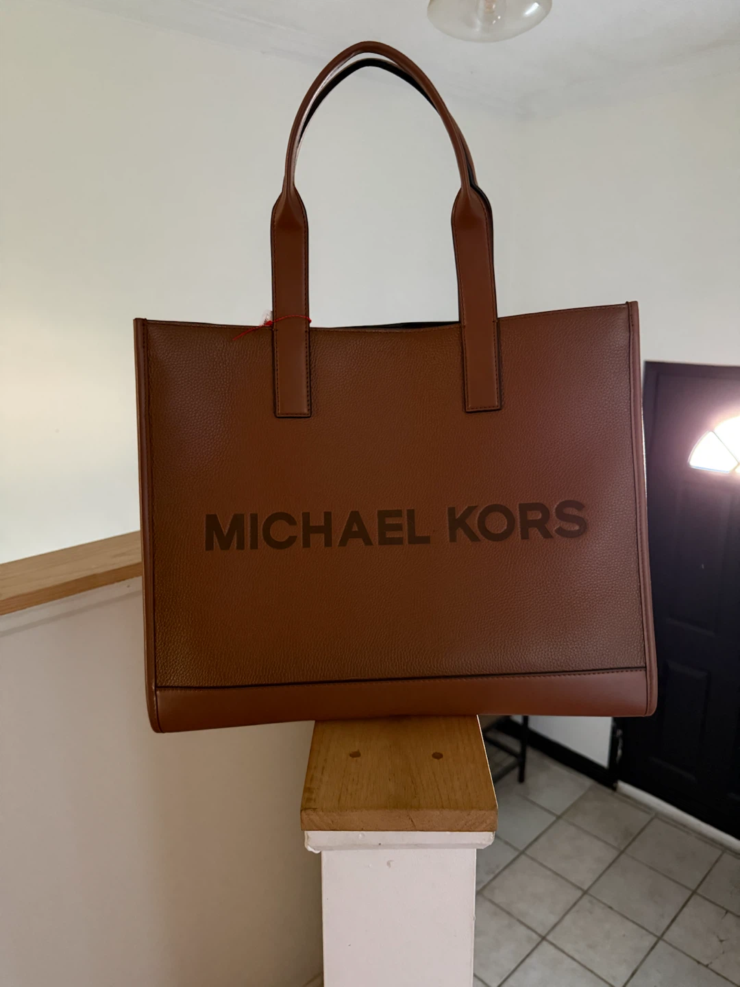 Michael Kors Brown Leather Tote Bag used for one hour