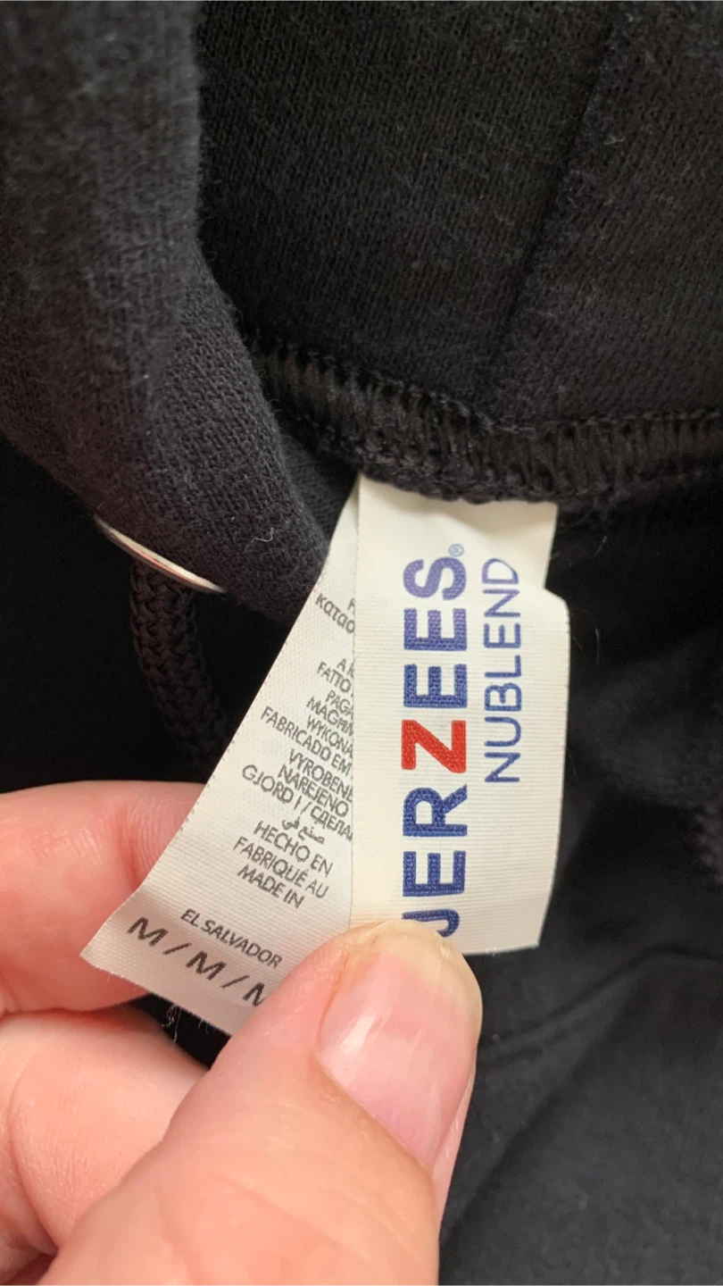 Jerzees Nublend Hoodie with Gold Crooked Owl - Size Medium 🏈 - photo 4