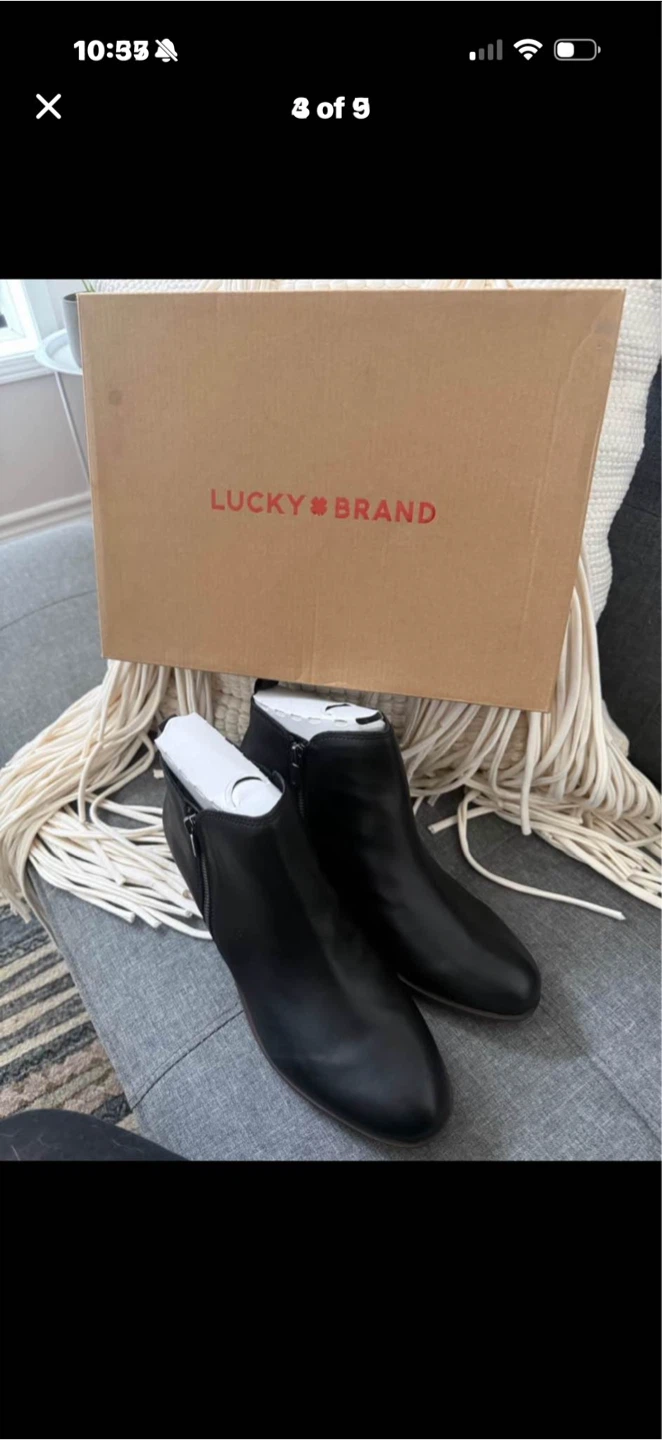 Lucky Brand Basel Booties Black brand new in box - photo 3