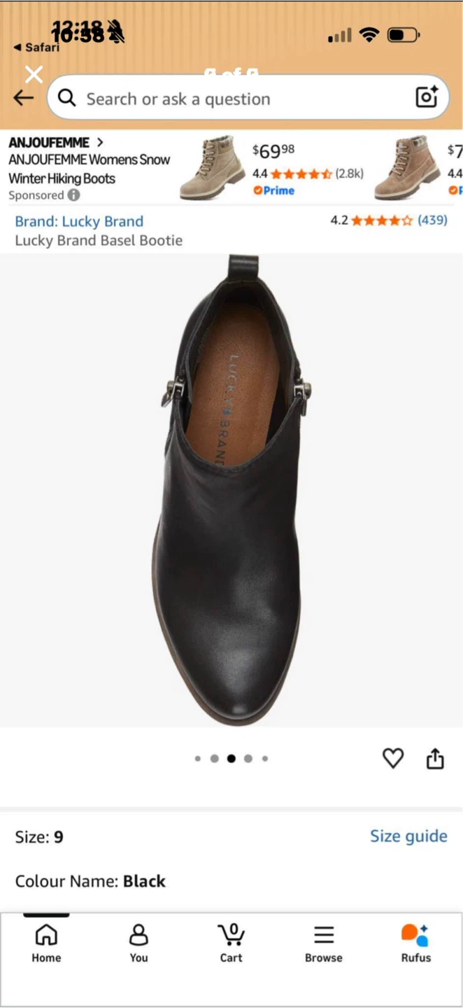 Lucky Brand Basel Booties Black brand new in box - photo 5
