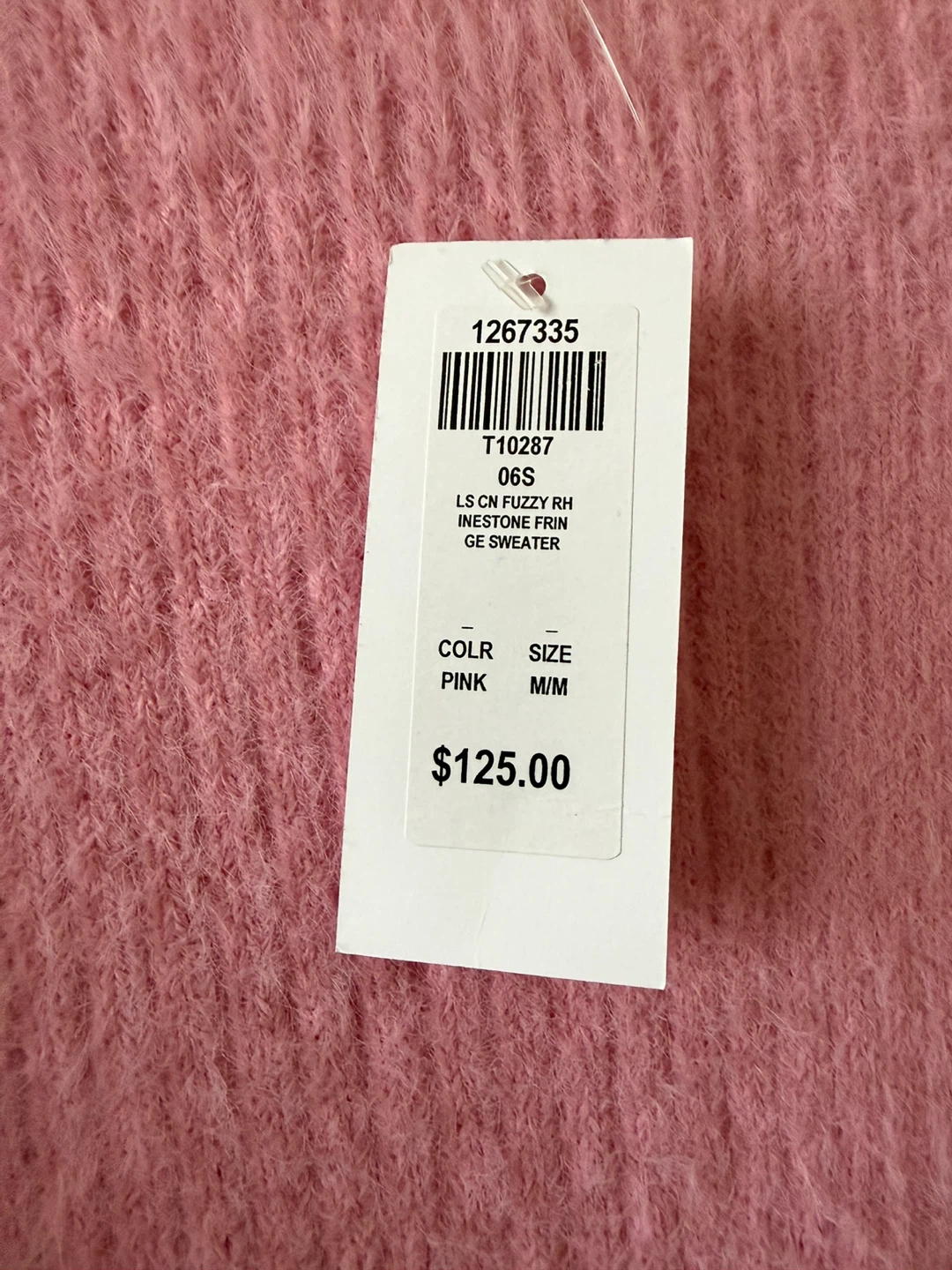 Pink Fuzzy Fringe Sweater - photo 2