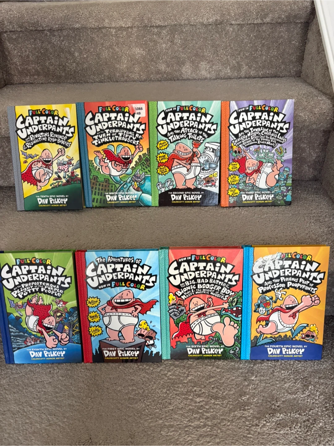 🏈 Captain Underpants Book Collection hardcovers