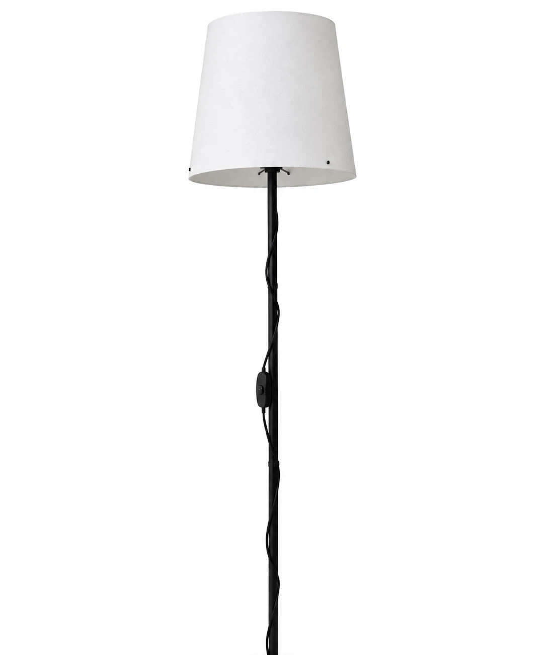 Floor lamp black/white