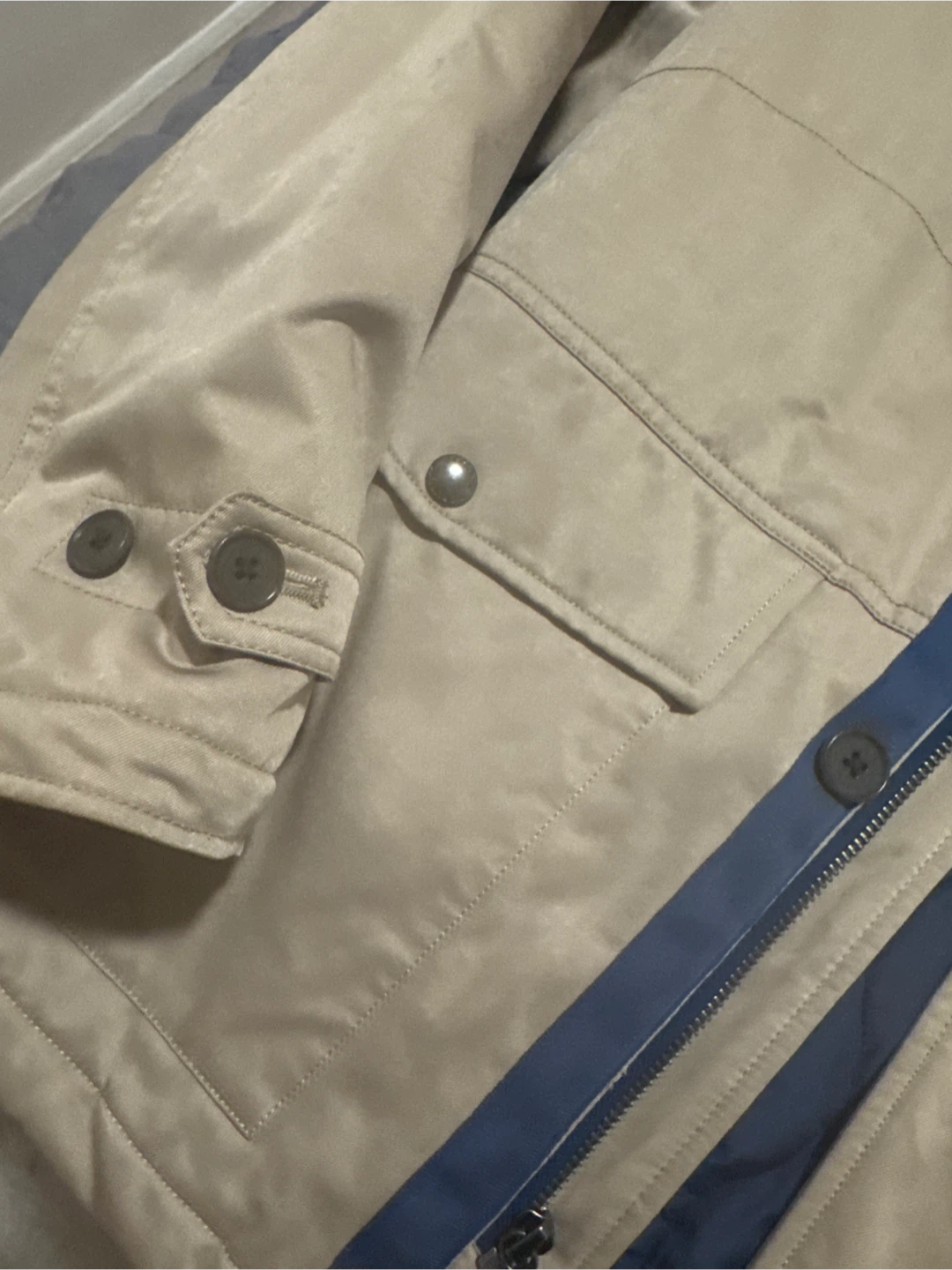 New! Banana Republic Quilted Jacket Beige - photo 4