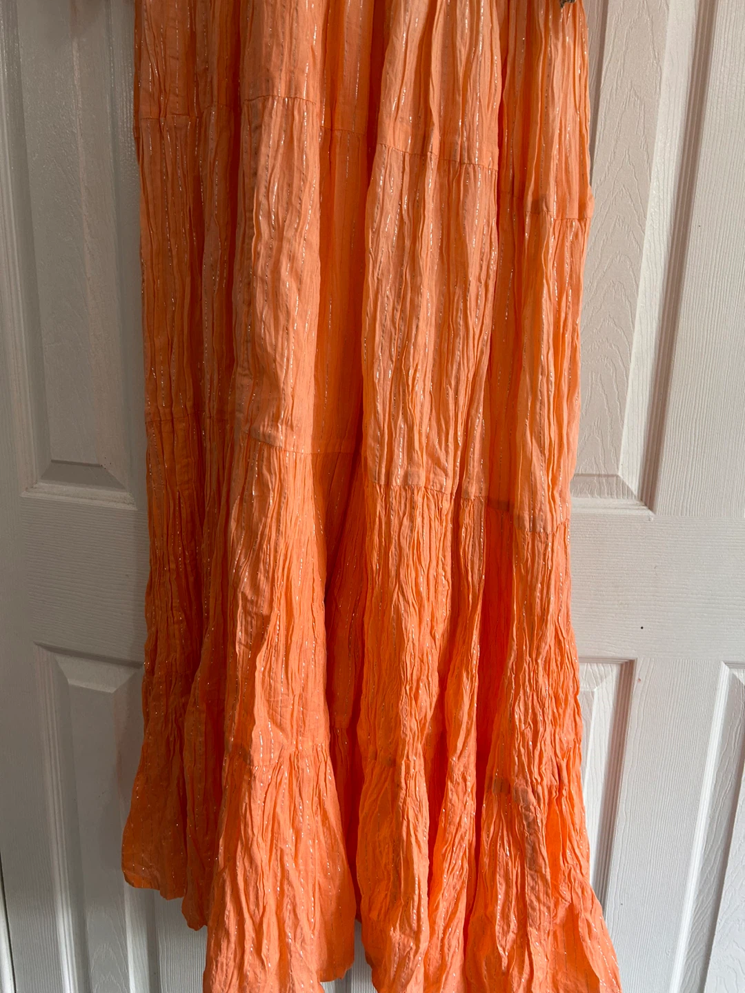 Peach Colored Ethnic Dress