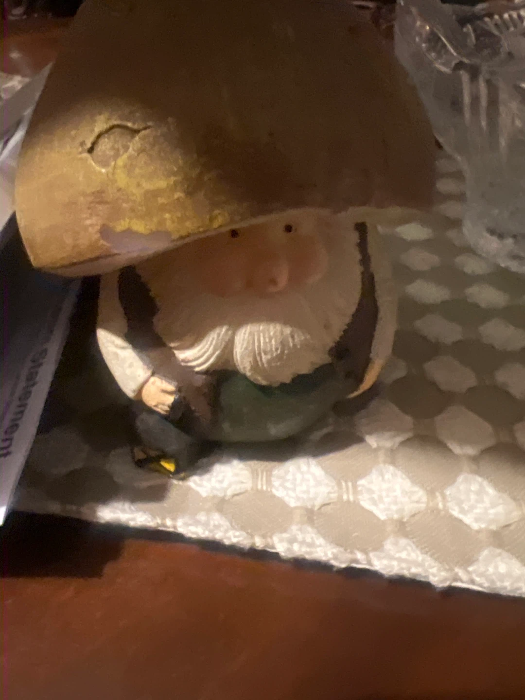 Mushroom Gnome Figurine 🏈