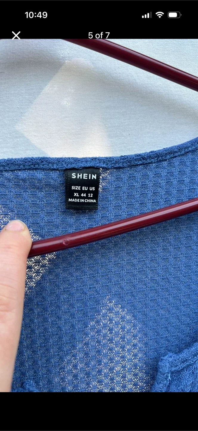 SHEIN Waffle Knit Shorts Romper - photo 5