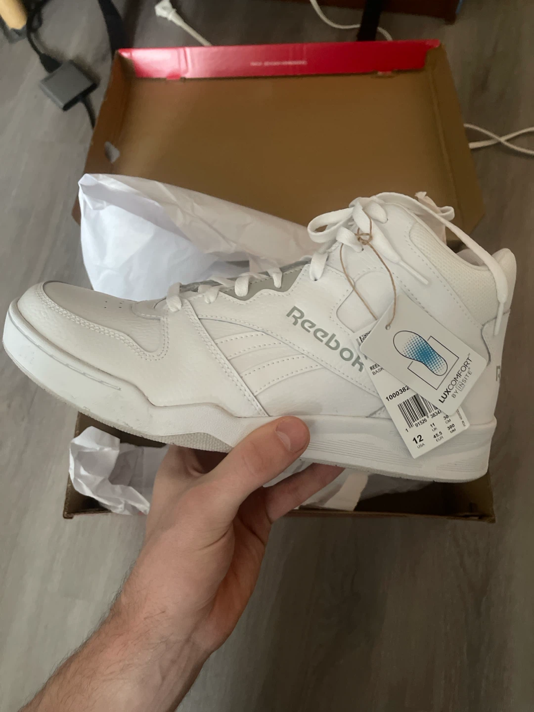 Reebok Basketball Shoes White