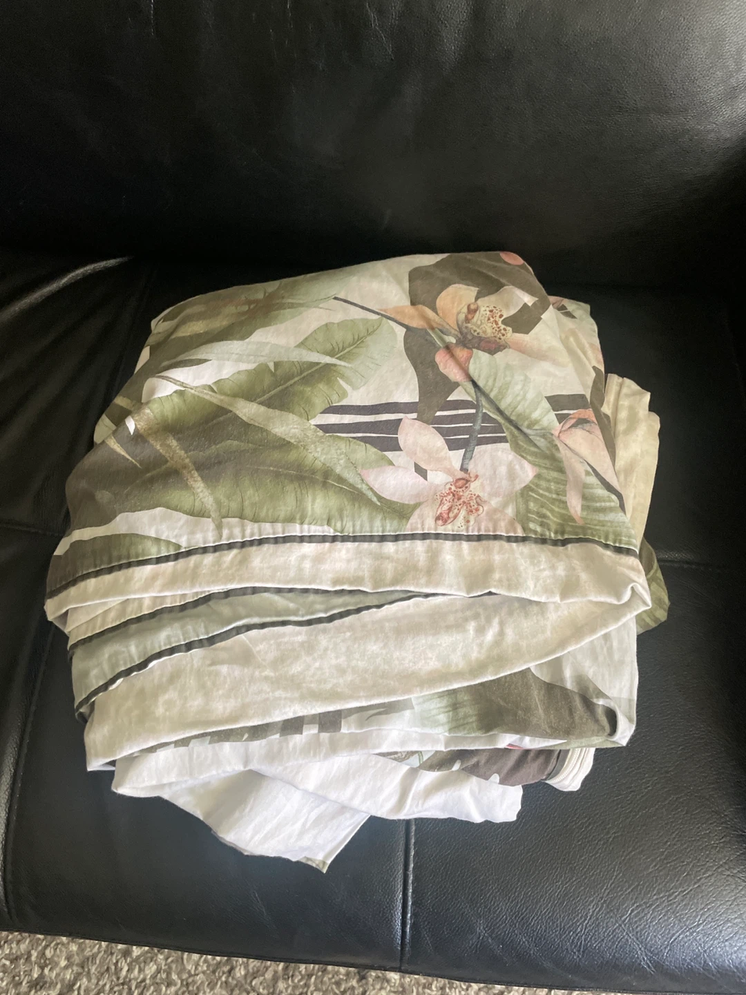 🏈Floral Botanical Print Duvet Cover