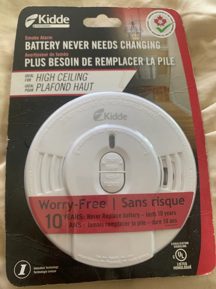 Kidde 10-Year Worry-Free Smoke Alarm