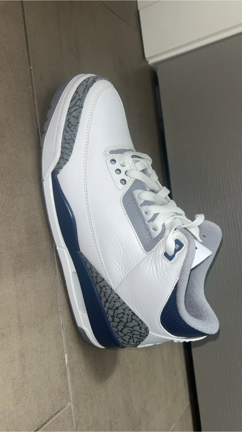 Jordan 3 Retro Midnight Navy Size 8 - photo 4