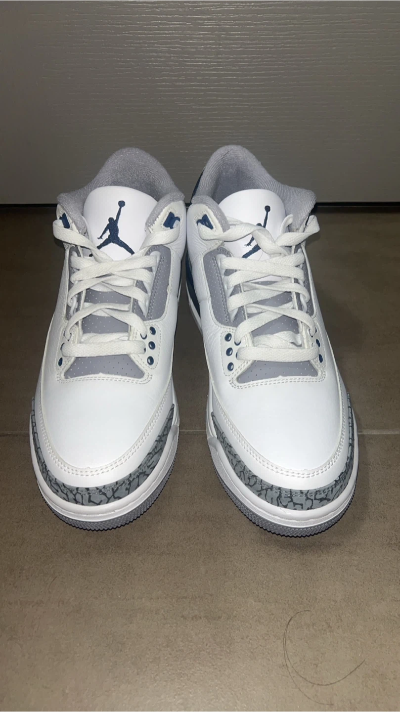 Jordan 3 Retro Midnight Navy Size 8 - photo 5