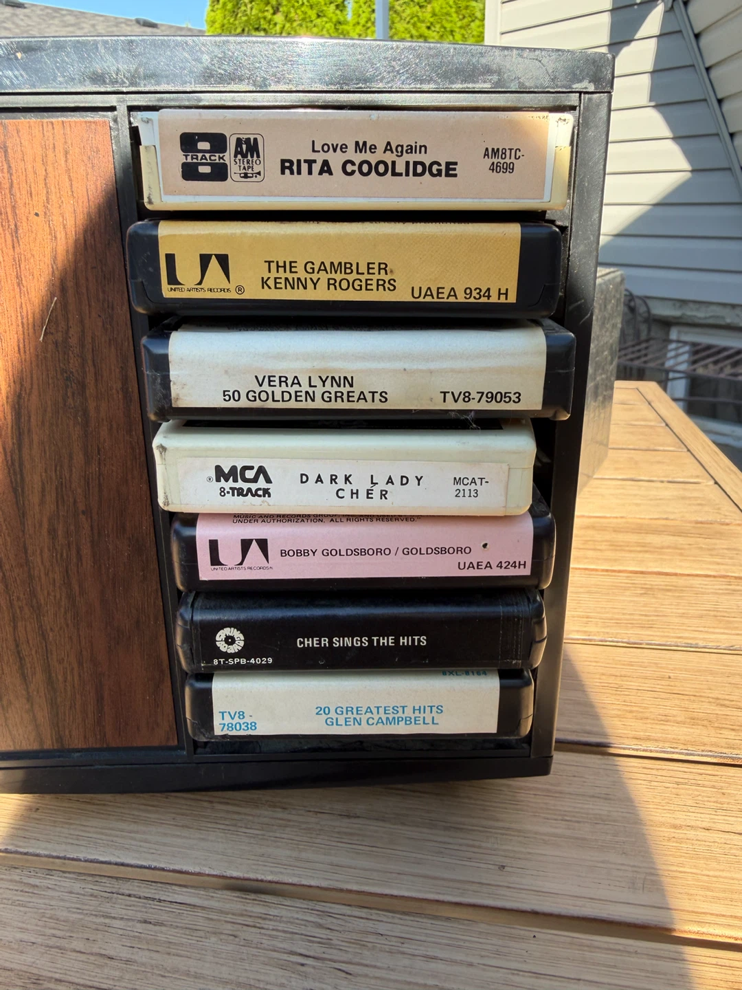 Vintage 8-Track Tape Collection with Storage Case - photo 4