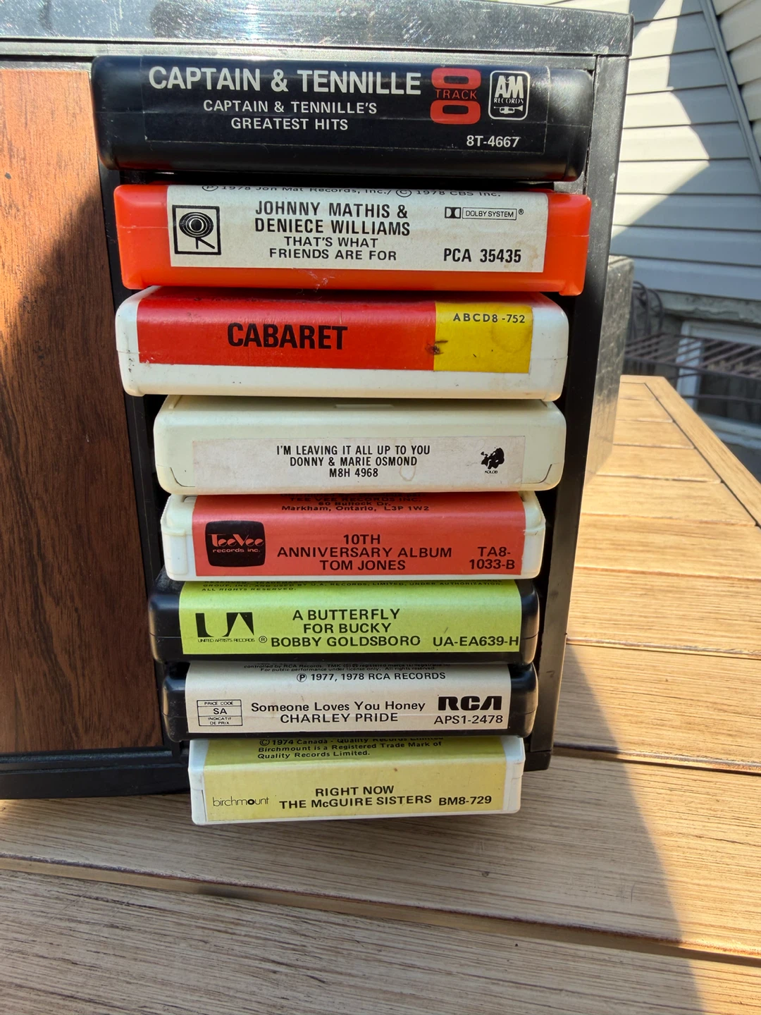 Vintage 8-Track Tape Collection with Storage Case - photo 5