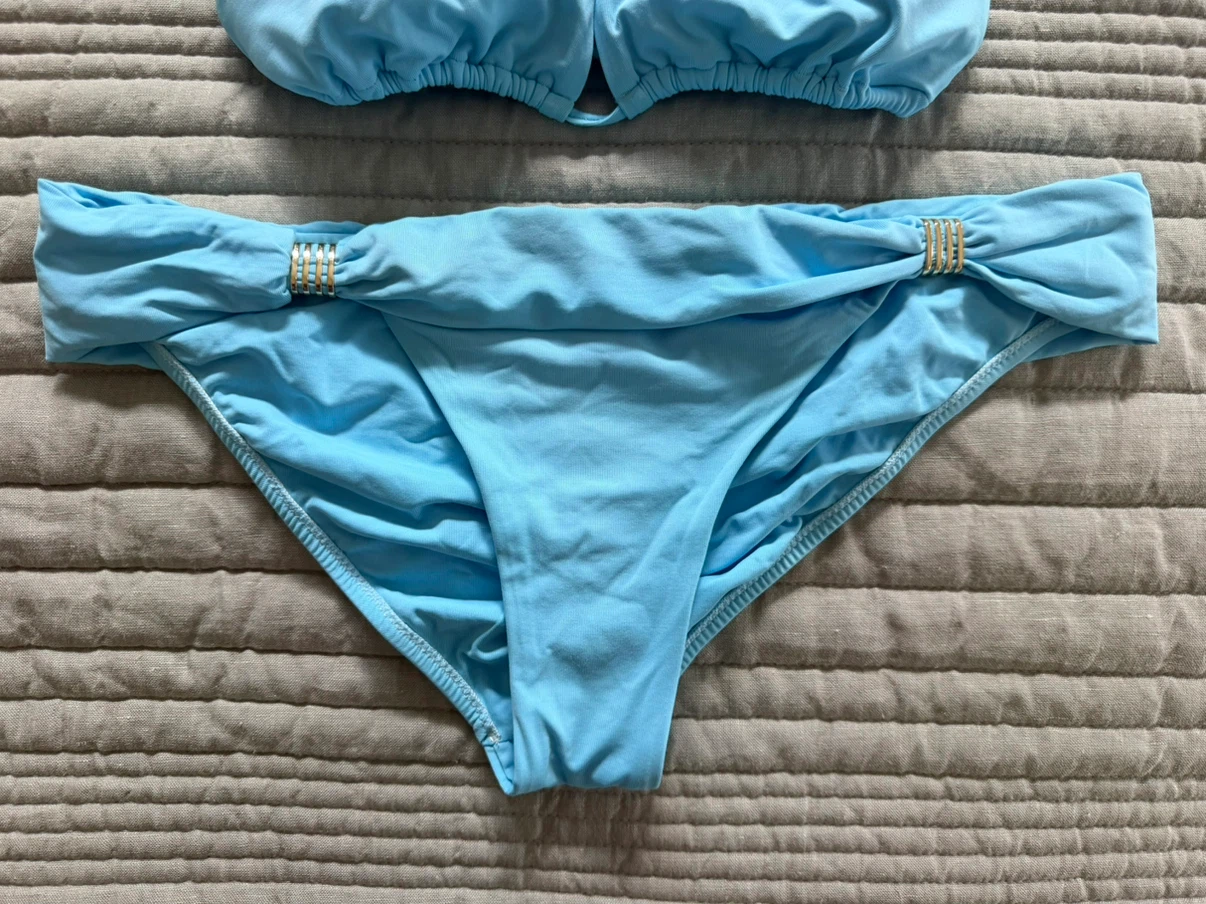 Melissa Odabash Grenada Light Blue Halter Bikini - photo 3