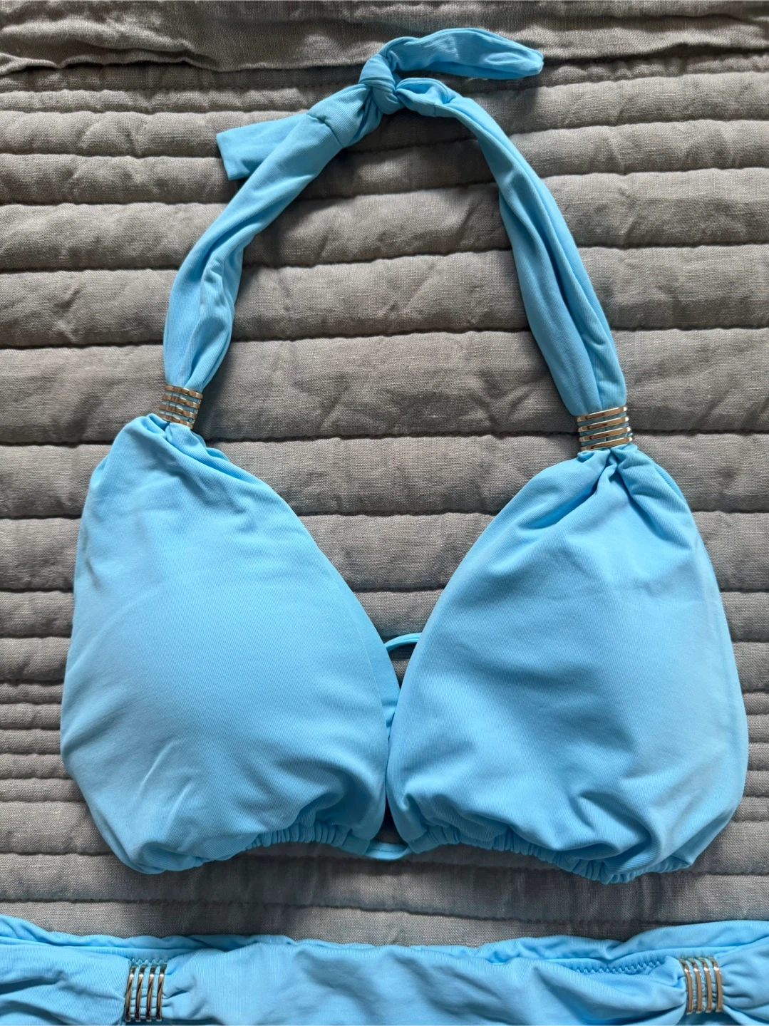 Melissa Odabash Grenada Light Blue Halter Bikini - photo 5