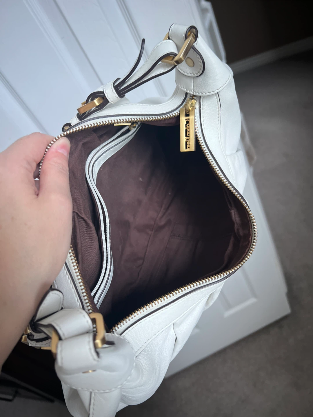 Calvin Klein white shoulder bag - photo 4