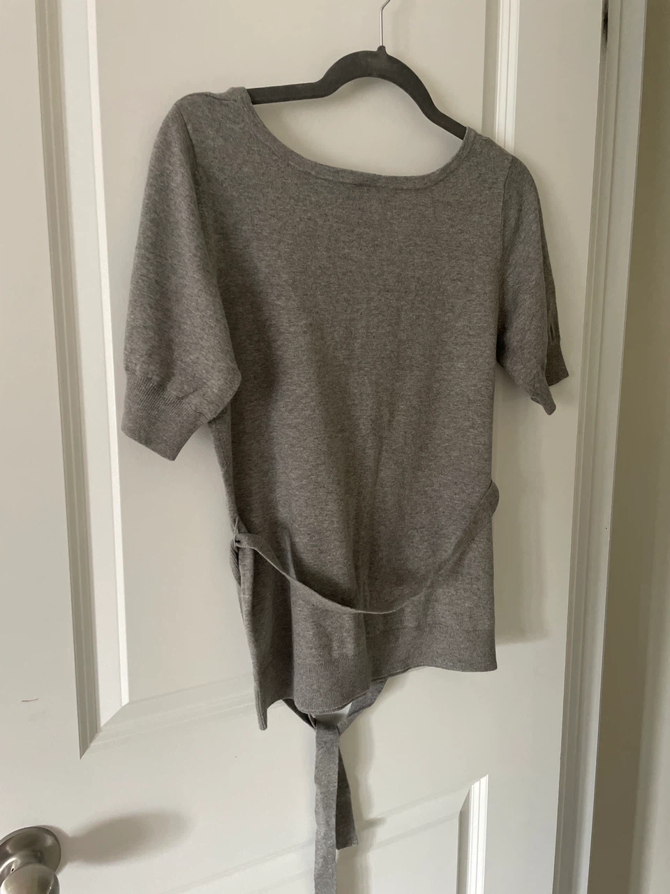 Jacob Grey Short-Sleeved Sweater - photo 3