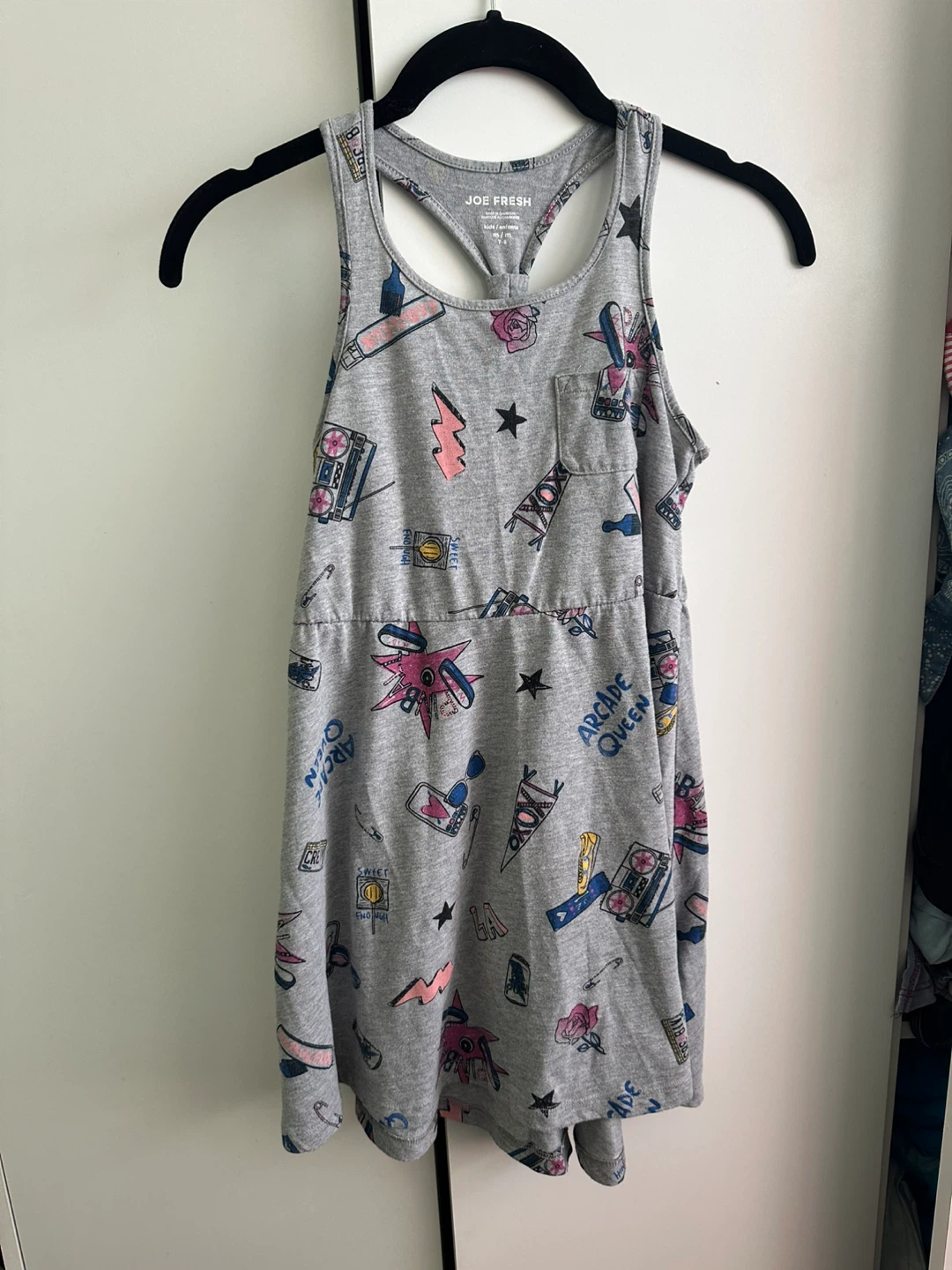 Joe Fresh Graphic Racerback Dress