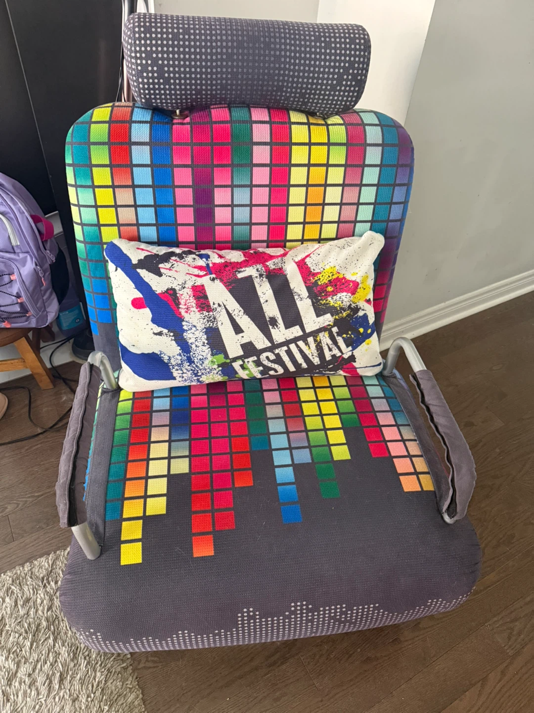 Colourful Floor Rocking Chair - photo 2