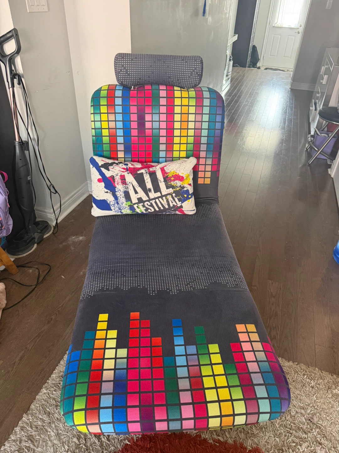 Colourful Floor Rocking Chair - photo 3