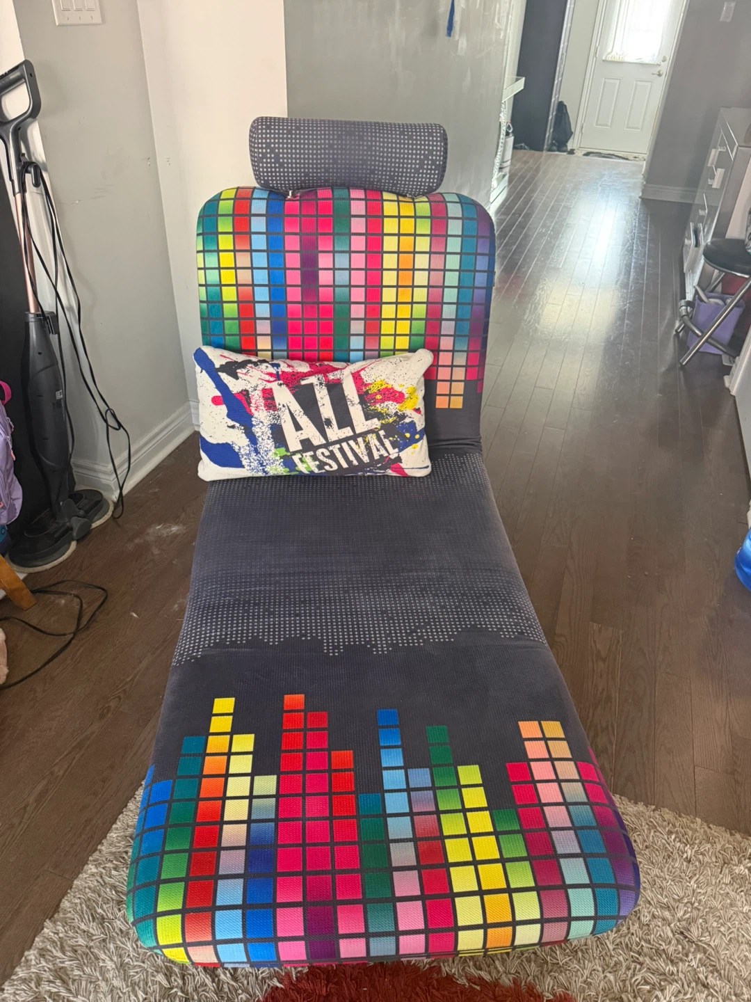 Colourful Floor Rocking Chair - photo 4