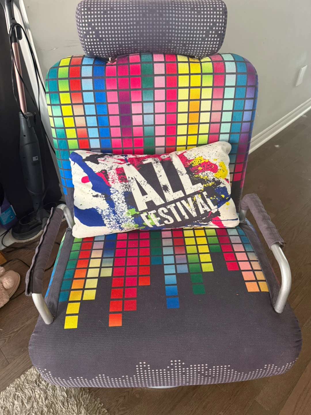 Colourful Floor Rocking Chair - photo 5