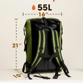 New Earth Pak 55L Waterproof Dry Bag Backpack - photo 2