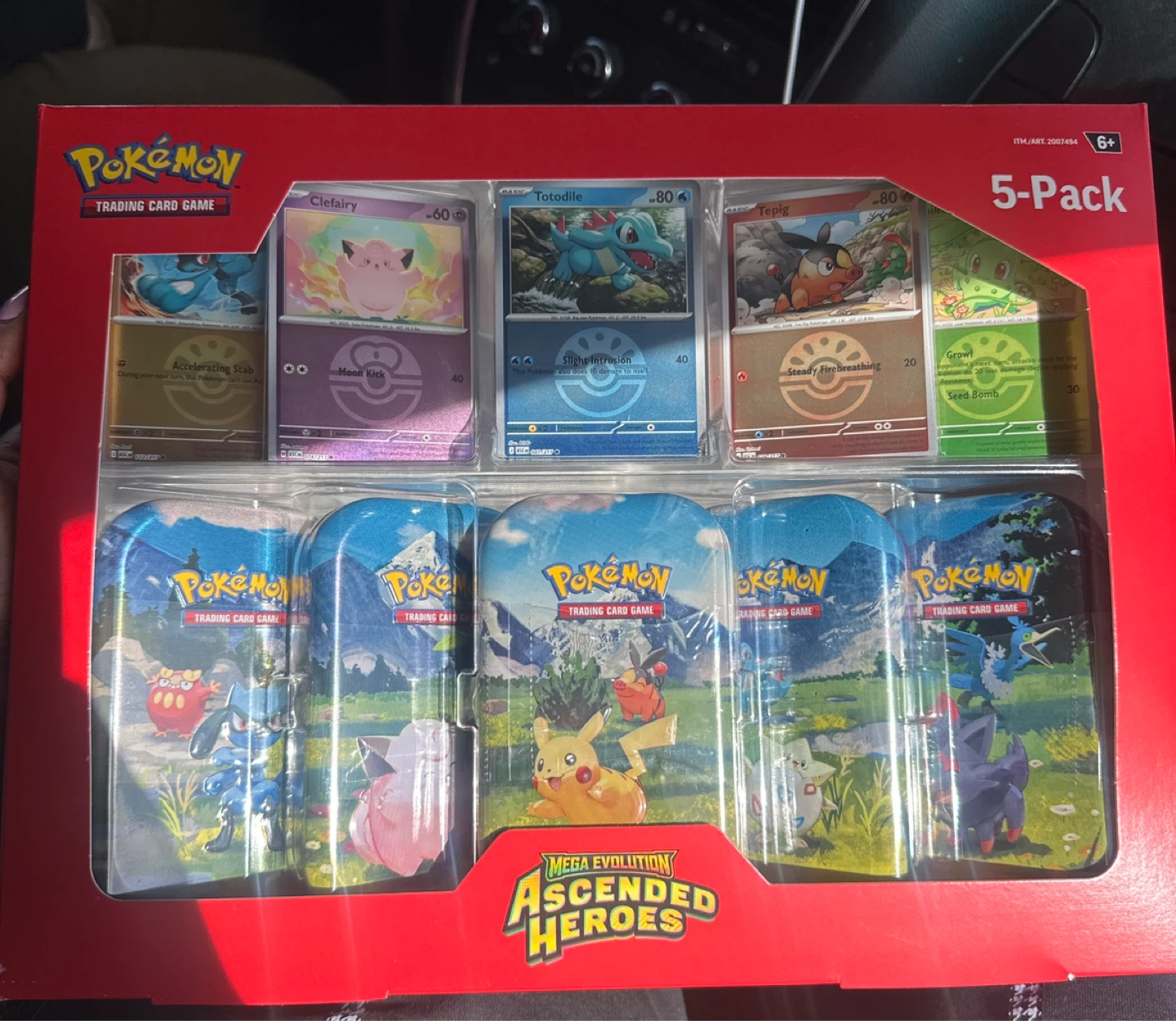 Pokemon Mega Evolution Ascended Heroes 5-Pack