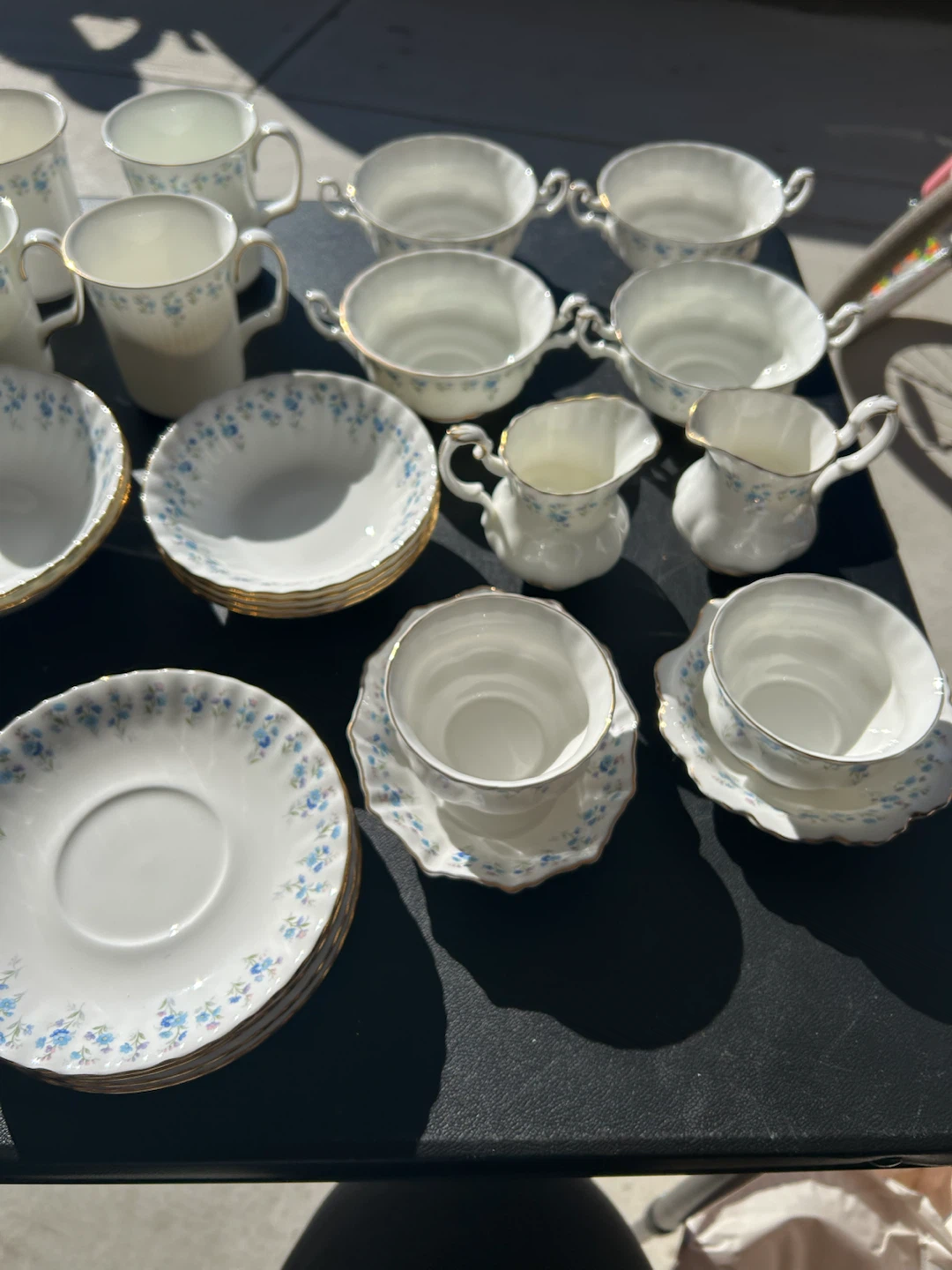 Royal Albert memory lane bone china set
